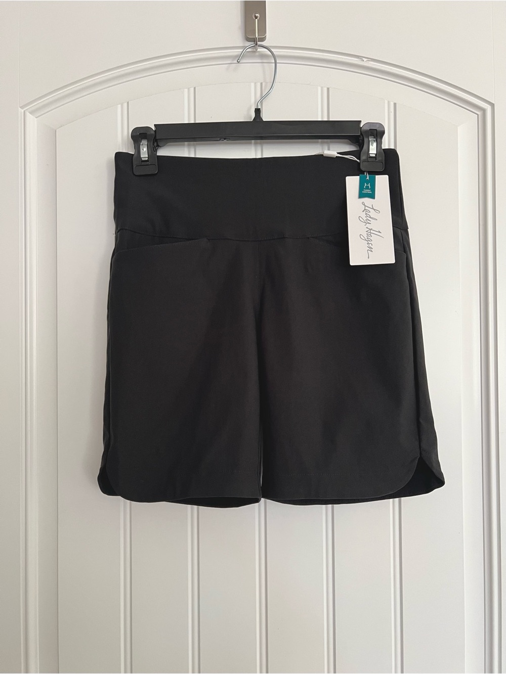 NWT Lady Hagen Black Athletic Golf Shorts 7” Inseam Size XS
